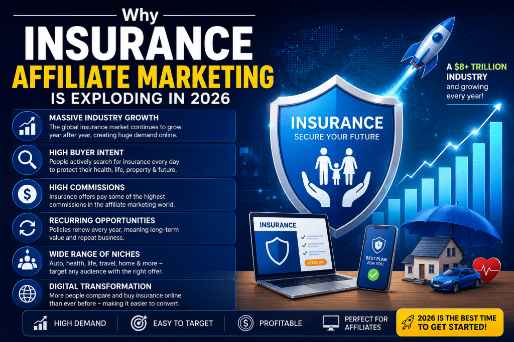 Why Insurance Affiliate Marketing Is Exploding in 2026
