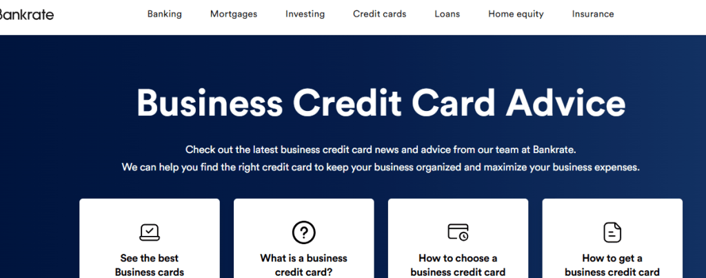 Top Business Credit Card Affiliate Programs You Should Join 8 Bankrate Credit Card Network