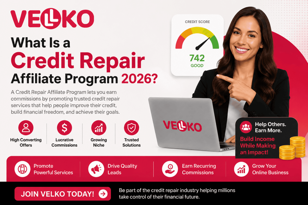 What Is a Credit Repair Affiliate Program 2026