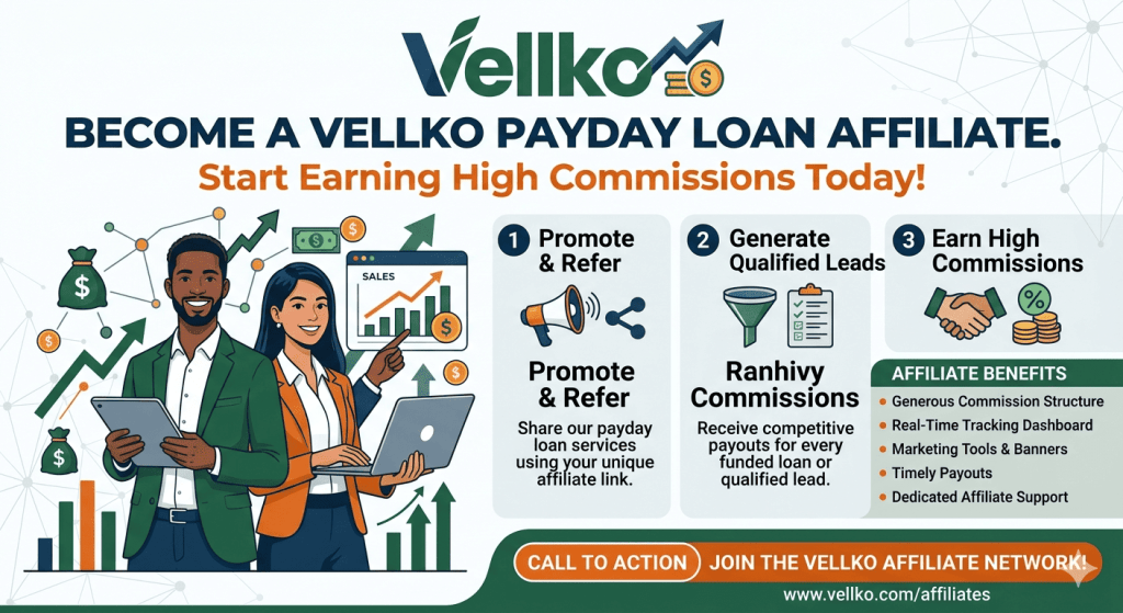 Become a Payday Loan Affiliate & Earn High Commissions with Vellko