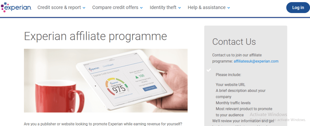 Best Credit Card Affiliate Marketing Programs in the USA (2026 Guide) 7 Experian affiliate programme