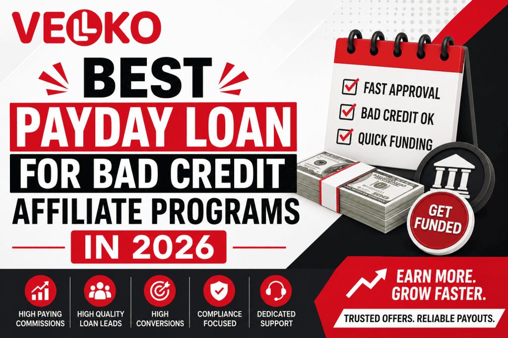 Best Payday Loan for Bad Credit Affiliate Programs in 2026