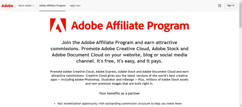 Adobe Affiliate Program