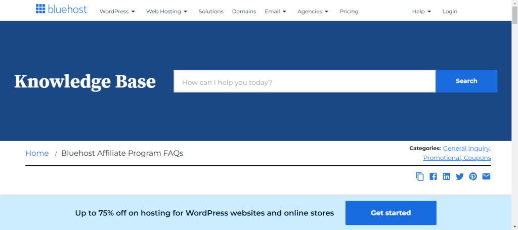 BlueHost Affiliate Program