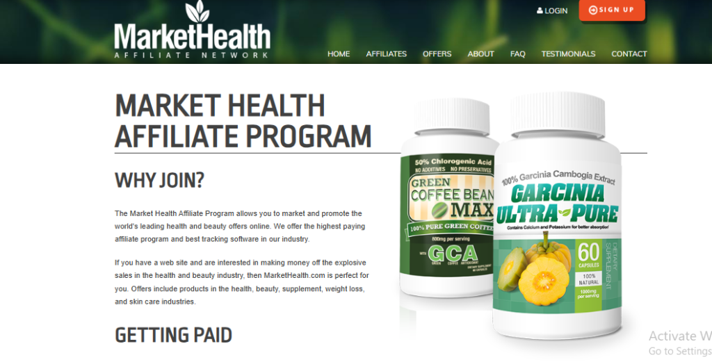 Market Health Affiliate Program