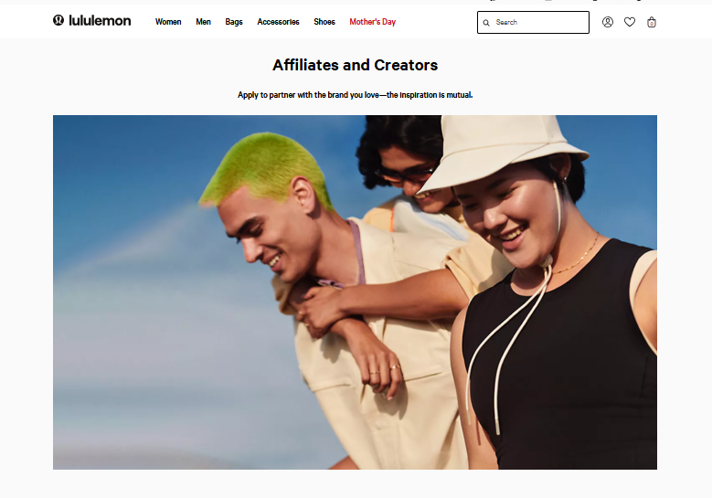 #16 Best Fashion Affiliate Programs in 2025 9 Lulemon Affiliate Program